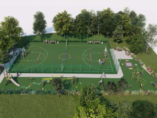 Giruliuose kuriama žaidimų, sporto ir poilsio erdvė