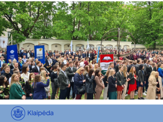 Paskutinis skambutis nuaidės Klaipėdos abiturientams