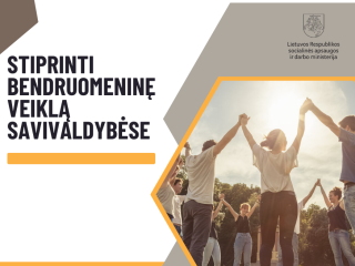 Kviečiame bendruomenines organizacijas teikti paraiškas