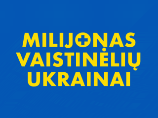 Milijonas vaistinėlių Ukrainai