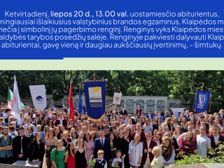 Uostamiesčio šimtukininkus meras kviečia į simbolinį pagerbimo renginį