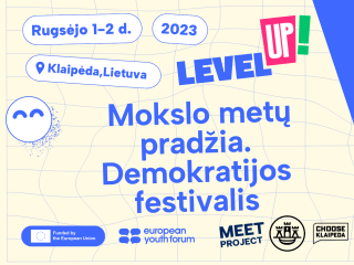 Mokslo metų pradžia – demokratijos festivalyje
