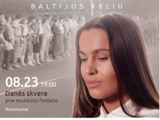 Baltijos keliui – koncertas po atviru dangumi