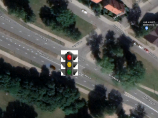 Pradės veiki Mokyklos g. – Verpėjų g. šviesoforas