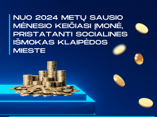 Informacija socialinių išmokų gavėjams 2024 metais 