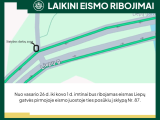 Laikini eismo ribojimai 