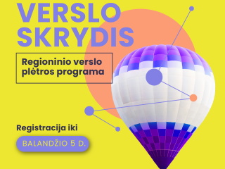 Pradedančiųjų SVV plėtros programa „Verslo skrydis“