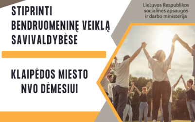 Kviečiame teikti paraiškas 