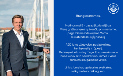 Mero sveikinimas Motinos dienos proga