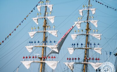 Lietuvos pašto ženklą papuoš didžiųjų burlaivių lenktynių „The Tall Ships Races 2024“ vizualas