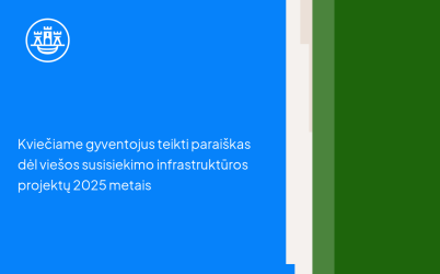 Teikite paraiškas dėl viešos susisiekimo infrastruktūros projektų