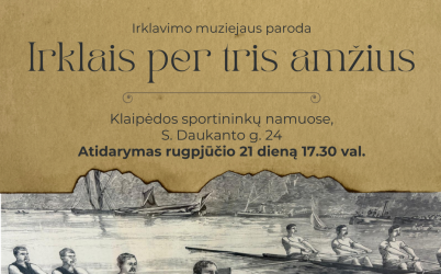 Klaipėdos sportininkų namuose bus atidaryta paroda „Irklais per tris amžius“