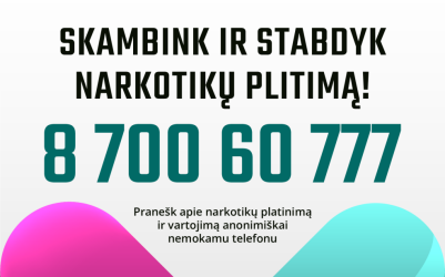 Narkotikams – NE
