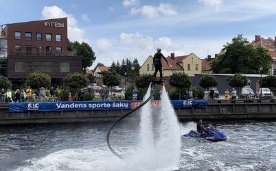 Šeštadienį Klaipėdos centre – nemokamos vandens pramogos, rungtys ir atrakcijos