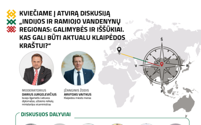 Kviečiame į diskusiją  „Indijos ir Ramiojo vandenynų regionas: galimybės ir iššūkiai. Kas gali...