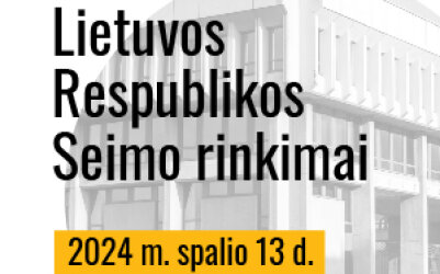 Vyriausioji rinkimų komisija skelbia balsavimo vietų sąrašą ir laiką, kada rinkėjai galės...
