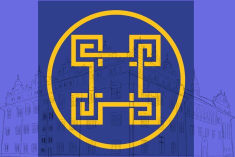 Kultūros paveldo departamento logo.