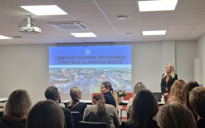 Klaipėdoje pristatyta ir aptarta užimtumo didinimo programa