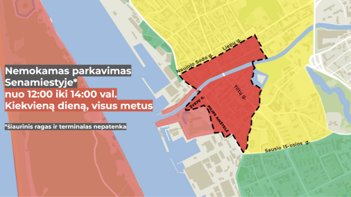 Žemėlapis: parkavimas, ribos