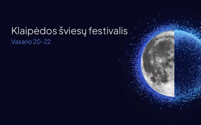 IX Klaipėdos šviesų festivalis: kosmosas tarp Klaipėdos bokštų
