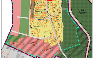 Informacija apie planuojamą rengti I-osios ir II-osios Melnragių detaliojo plano korektūrą...