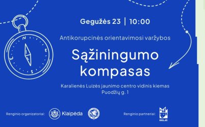 Antikorupcinės orientavimosi varžybos „Sąžiningumo kompasas‘25“