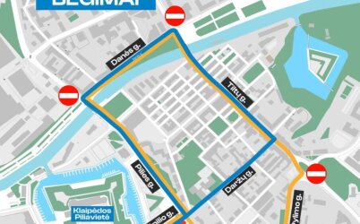 Eismo ribojimai Olimpinės dienos 2025 metu