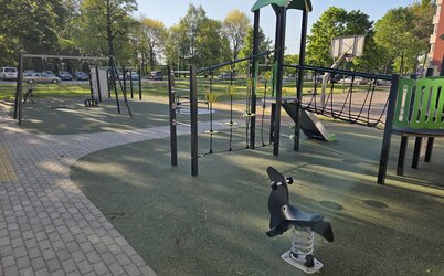 Mažiausiems klaipėdiečiams – dvi naujos vaikų žaidimų aikštelės