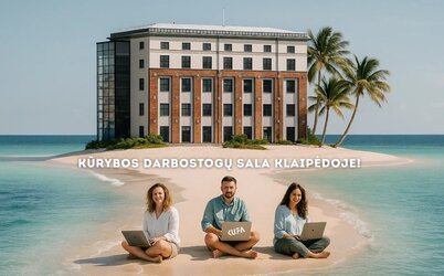 Kūrybos darbostogų sala Klaipėdoje!