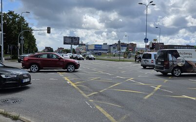 Svarstomi Dubysos g. ir Taikos pr. sankryžos dangos būklės atnaujinimo sprendimai