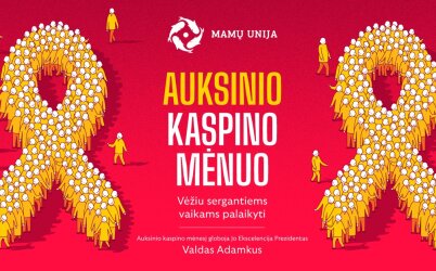 Klaipėdos miesto rotušė pirmąjį rugsėjo penktadienį nušvis raudonai – vėžiu sergančių vaikų...