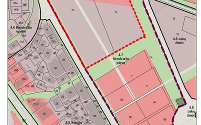 Planuojama rengti vietovės lygmens teritorijų planavimo dokumentą – Žemės sklypų Tilžės g. 72 ir...