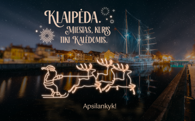 Šeštadienį su eglutės įžiebimu Klaipėda pradės Kalėdų laukimą