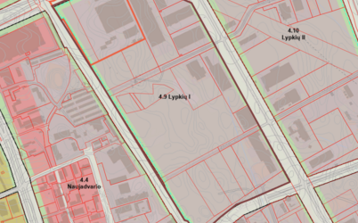 Pradedama rengti Žemės sklypų Vilniaus pl. 8, 10 detaliojo plano korektūra žemės sklype Vilniaus...
