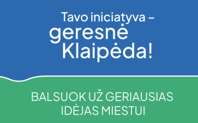 Dalyvaujamasis biudžetas: geriausioms idėjoms išrinkti liko kelios dienos