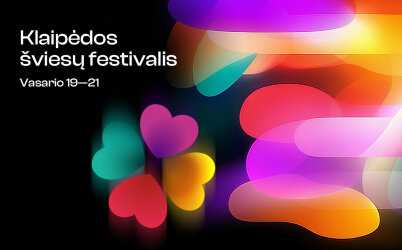 Klaipėdos šviesų festivalis spalvingai tirpdys žiemos ledus