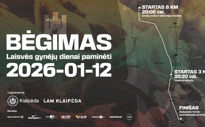Klaipėdoje – tradicinis bėgimas: pagerbkime ir prisiminkime kovotojus už laisvę