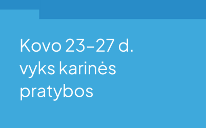Vyks karinės pratybos