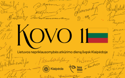 Lietuvos nepriklausomybės atkūrimo dienai – plati ir turininga renginių Klaipėdoje programa