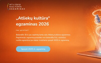 Projektas „Atliekų kultūra“ egzaminas – geriausias būdas pasitikrinti ar atnaujinti žinias