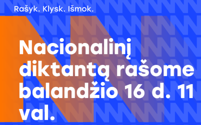 Nacionalinio diktanto 2026 konkursas Klaipėdoje