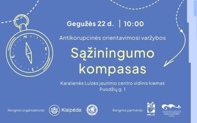 Antikorupcinėse orientavimosi varžybose „Sąžiningumo kompasas 26“!