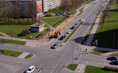 Darnaus judumo projektas pajudėjo: pietinėje Klaipėdos dalyje – intensyvūs darbai