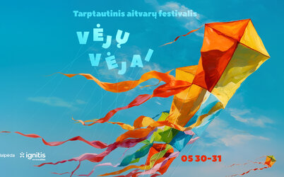 Tarptautinis Aitvarų festivalis „Vėjų vėjai“ – gegužės 30-31 d.