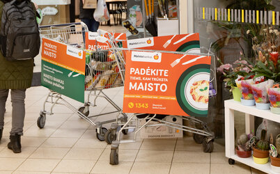 Jubiliejinė „Maisto banko“ akcija: siekiama surinkti rekordinį kiekį – 350 000 vienetų maisto