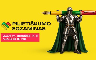 Gyventojai kviečiami registruotis į Pilietiškumo egzaminą