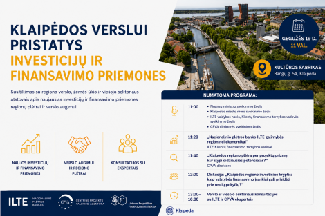 Finansų ministro vizitas, ILTE, CPVA