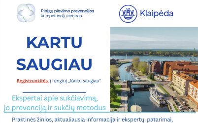 Nemokamas renginys apie sukčiavimo prevenciją  „Kartu saugiau“