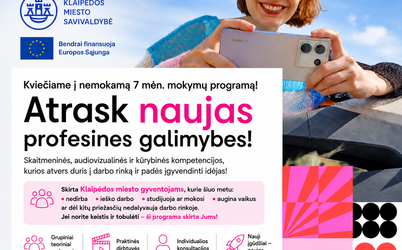 Kviečia atverkite duris į naujas profesines galimybes