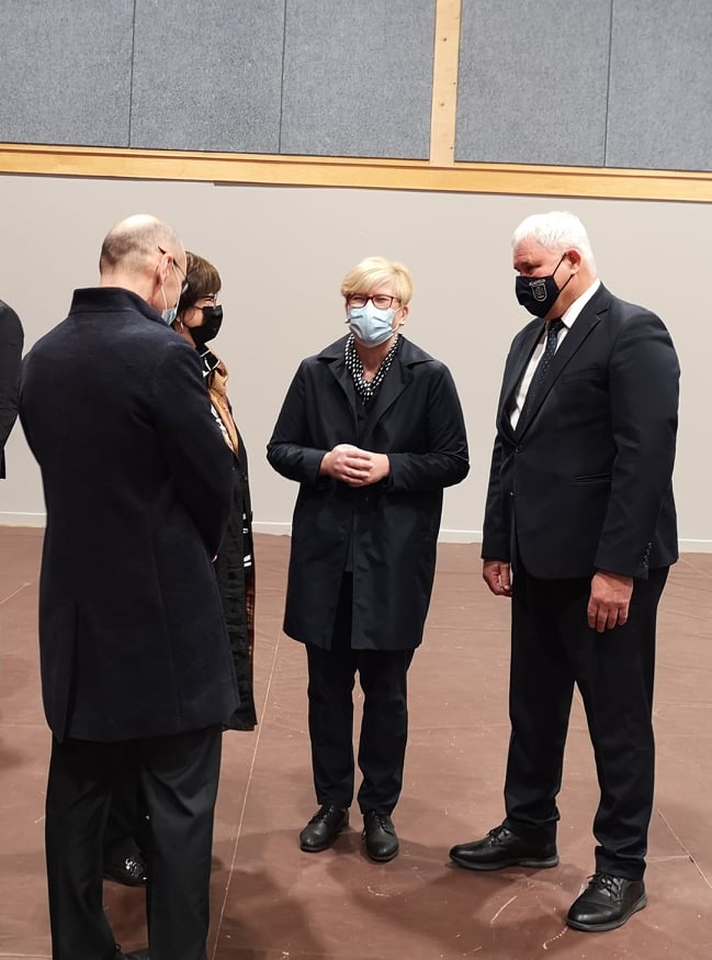 Ministrės Pirmininkės apsilankymas vakcinavimo centre